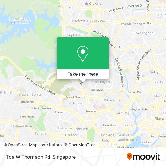 Toa W Thomson Rd map