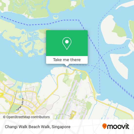 Changi Walk Beach Walk map