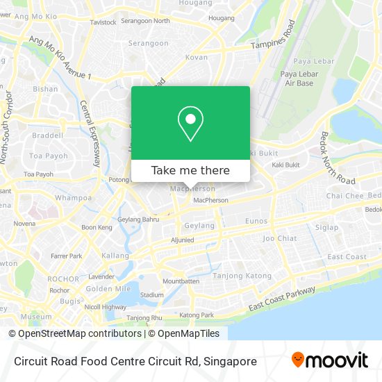 Circuit Road Food Centre Circuit Rd地图