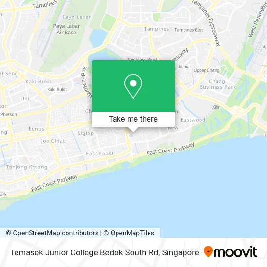 Temasek Junior College Bedok South Rd地图