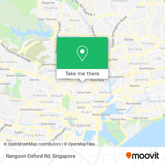 Rangoon Oxford Rd map