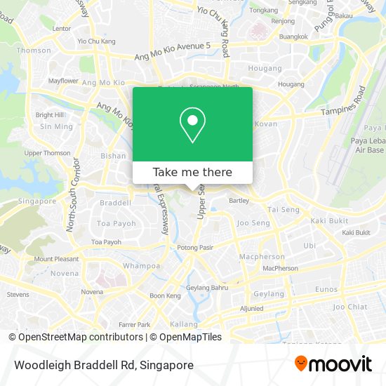 Woodleigh Braddell Rd map