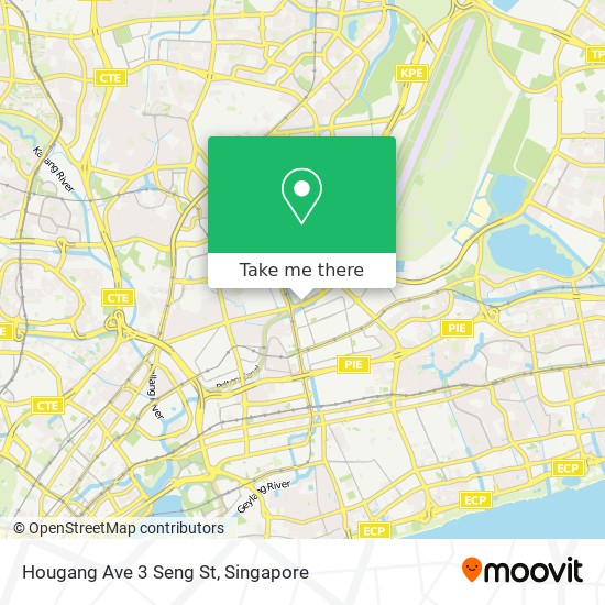 Hougang Ave 3 Seng St地图