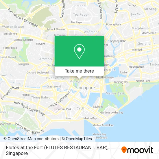 Flutes at the Fort (FLUTES RESTAURANT. BAR) map