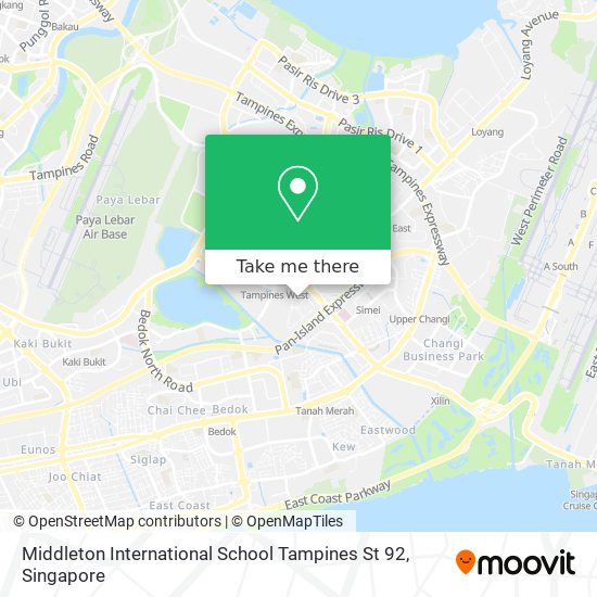 Middleton International School Tampines St 92 map