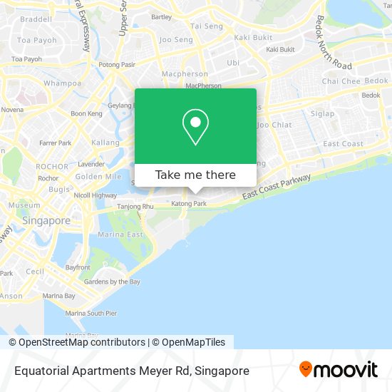 Equatorial Apartments Meyer Rd map