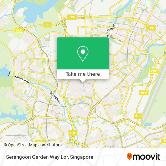 Serangoon Garden Way Lor map