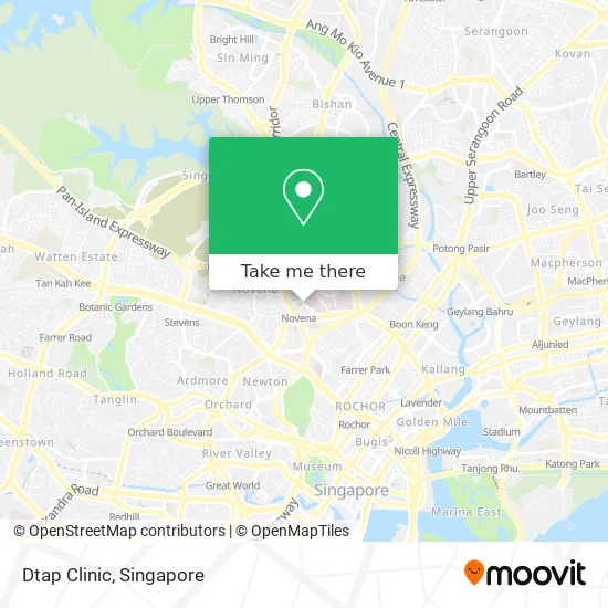 Dtap Clinic map