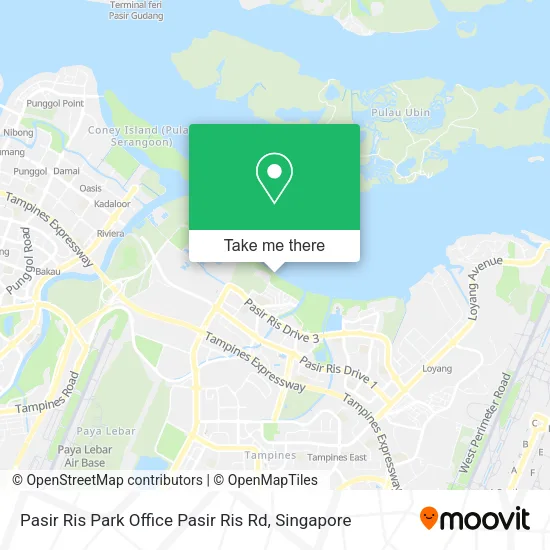 Pasir Ris Park Office Pasir Ris Rd map