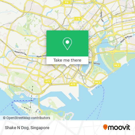 Shake N Dog map