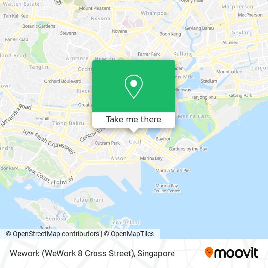 Wework (WeWork 8 Cross Street) map