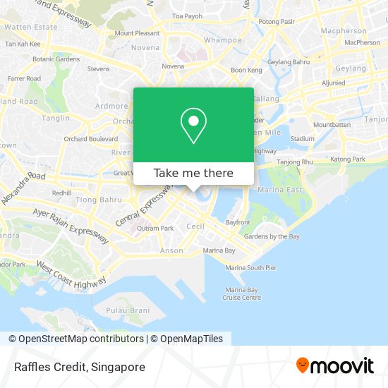 Raffles Credit map