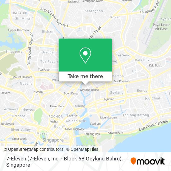 7-Eleven (7-Eleven, Inc. - Block 68 Geylang Bahru)地图