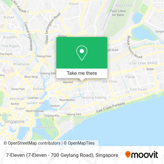 7-Eleven (7-Eleven - 700 Geylang Road) map