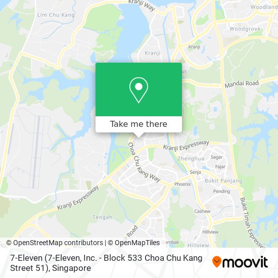 7-Eleven (7-Eleven, Inc. - Block 533 Choa Chu Kang Street 51) map