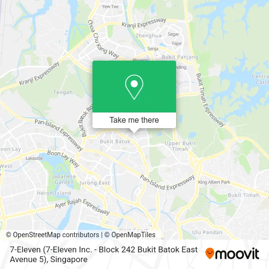 7-Eleven (7-Eleven Inc. - Block 242 Bukit Batok East Avenue 5)地图
