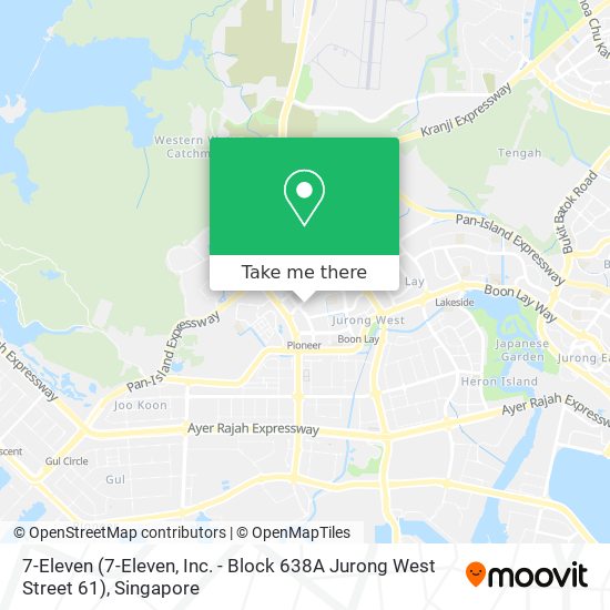 7-Eleven (7-Eleven, Inc. - Block 638A Jurong West Street 61)地图