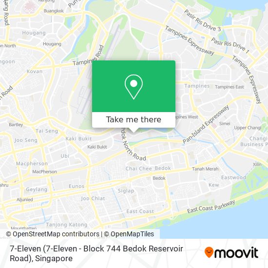 7-Eleven (7-Eleven - Block 744 Bedok Reservoir Road)地图