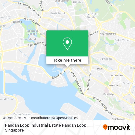 Pandan Loop Industrial Estate Pandan Loop map