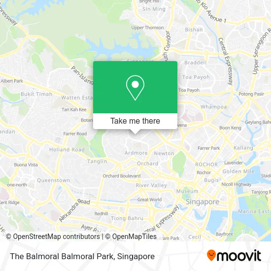 The Balmoral Balmoral Park地图