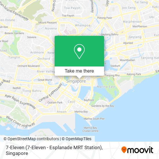 7-Eleven (7-Eleven - Esplanade MRT Station)地图