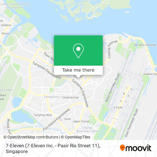 7-Eleven (7-Eleven Inc. - Pasir Ris Street 11) map