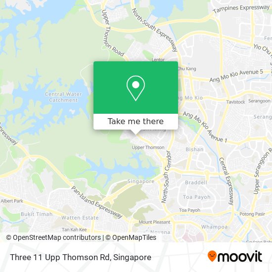 Three 11 Upp Thomson Rd map