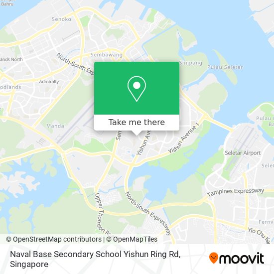 Naval Base Secondary School Yishun Ring Rd map