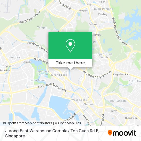 Jurong East Warehouse Complex Toh Guan Rd E地图