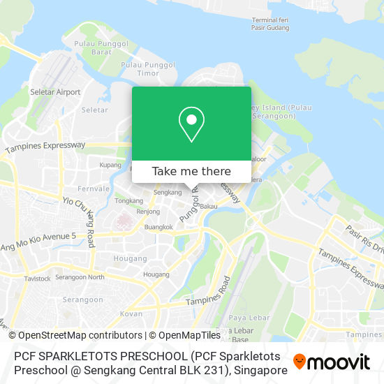 PCF SPARKLETOTS PRESCHOOL (PCF Sparkletots Preschool @ Sengkang Central BLK 231) map