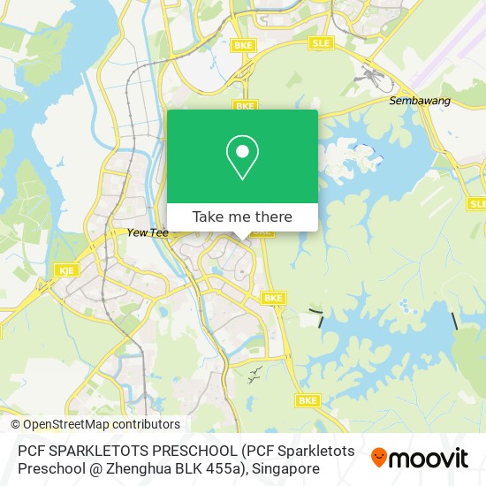 PCF SPARKLETOTS PRESCHOOL (PCF Sparkletots Preschool @ Zhenghua BLK 455a) map