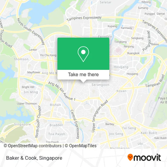 Baker & Cook map