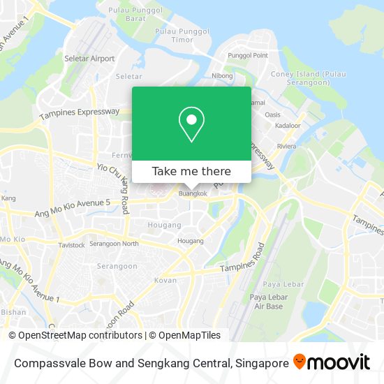 Compassvale Bow and Sengkang Central地图