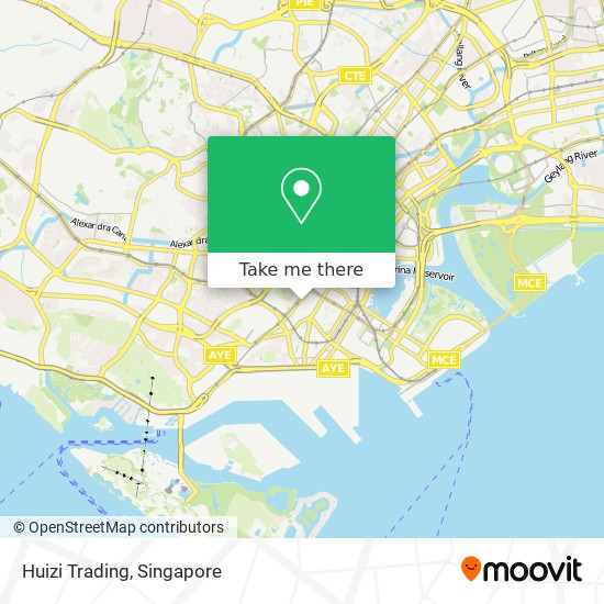 Huizi Trading map