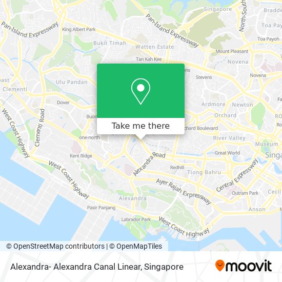 Alexandra- Alexandra Canal Linear地图
