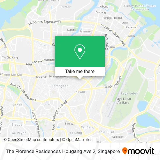 The Florence Residences Hougang Ave 2 map
