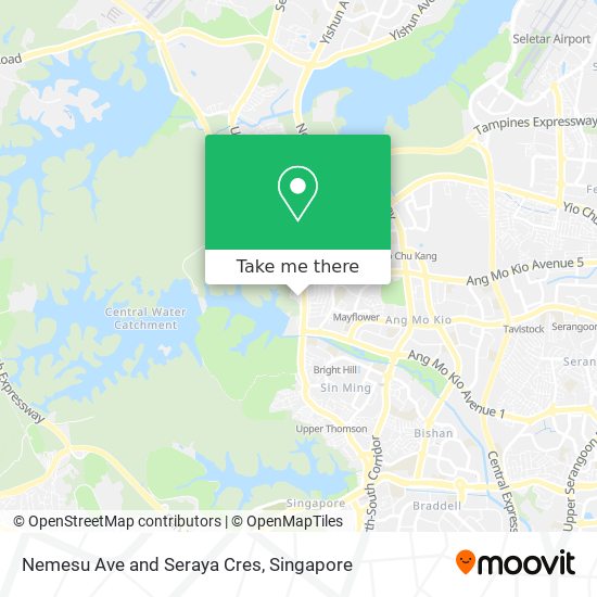 Nemesu Ave and Seraya Cres map