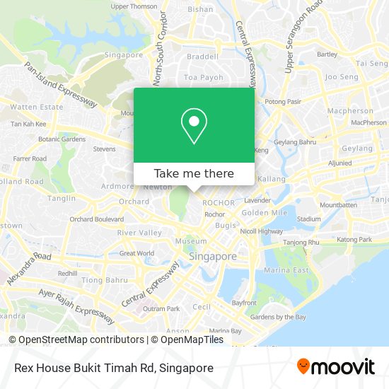 Rex House Bukit Timah Rd map