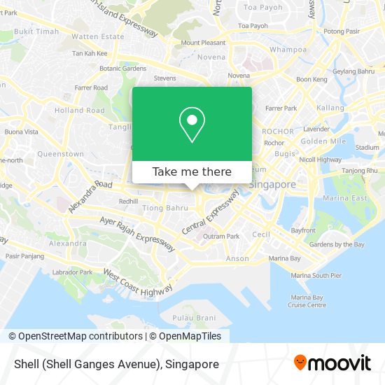 Shell (Shell Ganges Avenue) map
