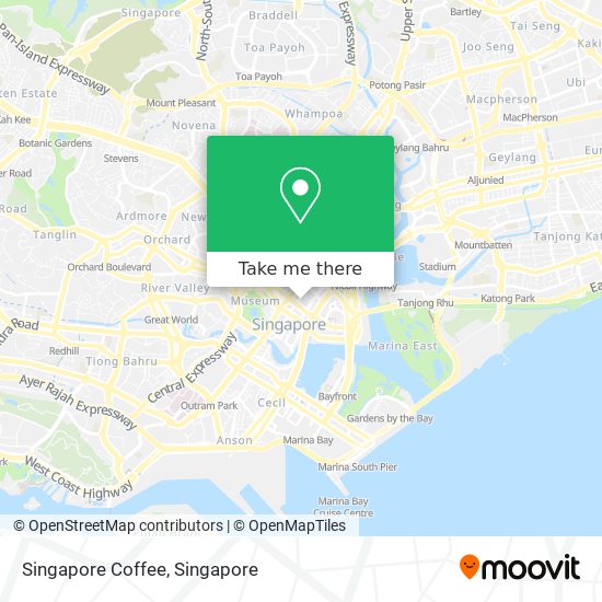 Singapore Coffee map