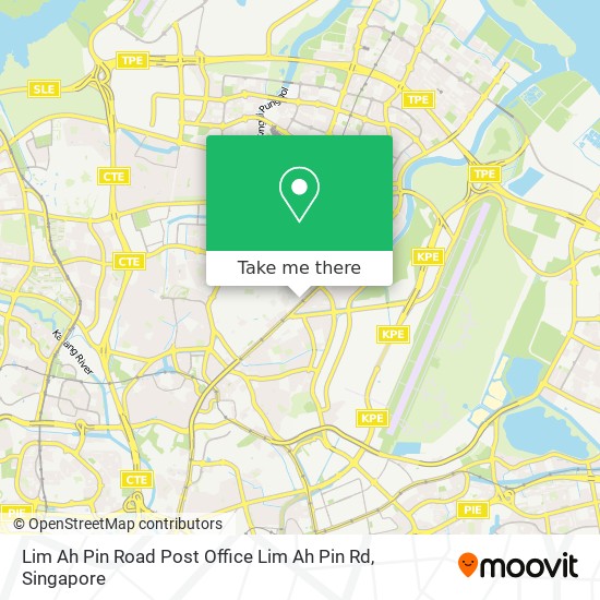 Lim Ah Pin Road Post Office Lim Ah Pin Rd map