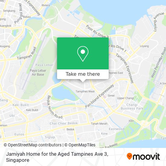 Jamiyah Home for the Aged Tampines Ave 3地图