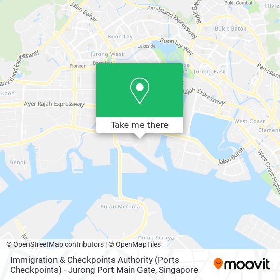 Immigration & Checkpoints Authority (Ports Checkpoints) - Jurong Port Main Gate地图