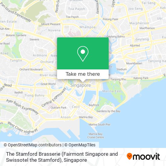 The Stamford Brasserie (Fairmont Singapore and Swissotel the Stamford) map
