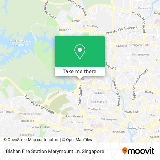 Bishan Fire Station Marymount Ln map