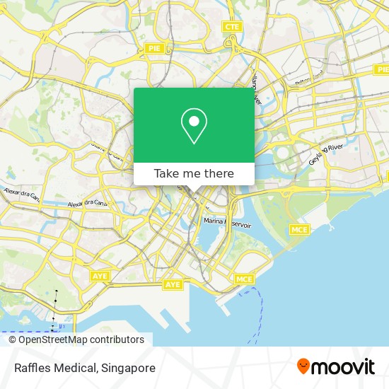 Raffles Medical map