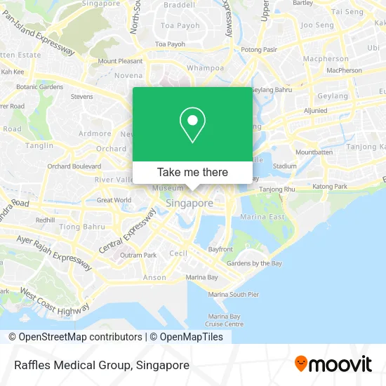 Raffles Medical Group map