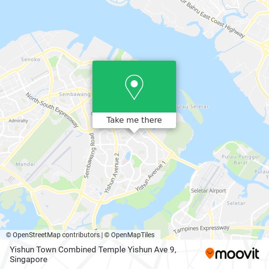 Yishun Town Combined Temple Yishun Ave 9地图