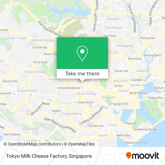 Tokyo Milk Cheese Factory map