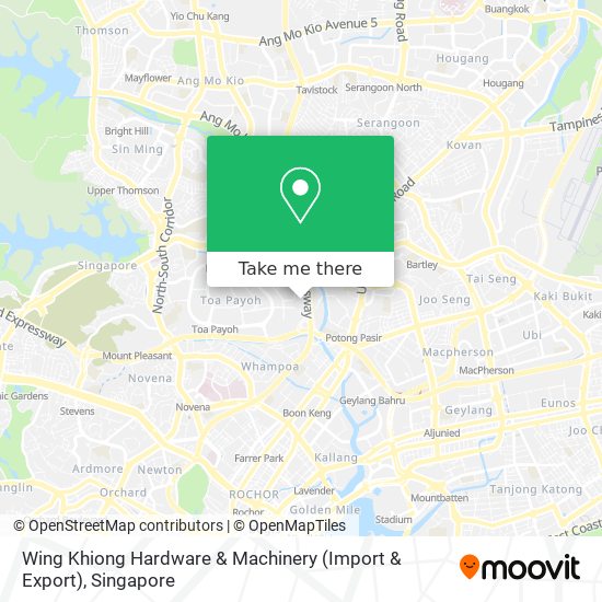 Wing Khiong Hardware & Machinery (Import & Export) map